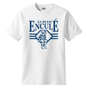 T-shirt le petit encule humour design parodique vintage style rétro