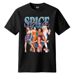 T-shirt Spice Girls style pop années 90 Girl Power vintage
